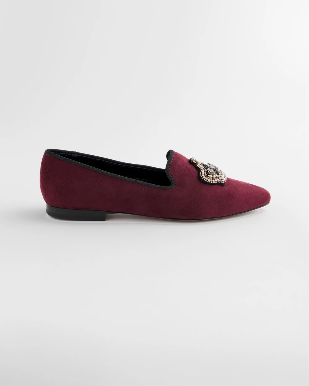 Chico's Great Value - Grace Queen Bee Slip-On Loafers Blackened Burgundy