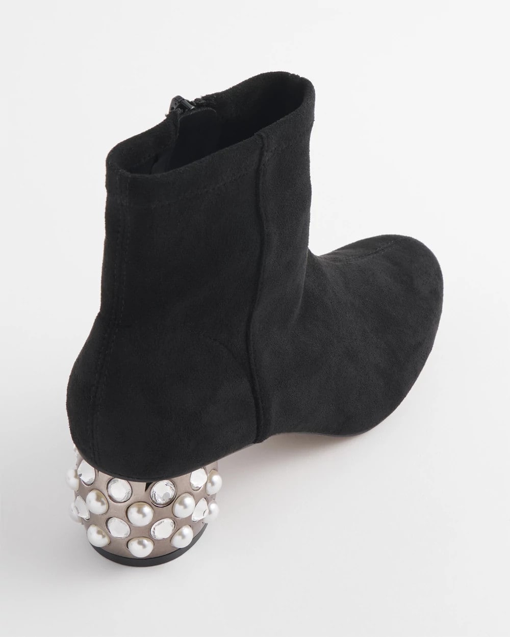 Chico's Customer Favorite - Danika Embellished Vegan Suede Boots Black