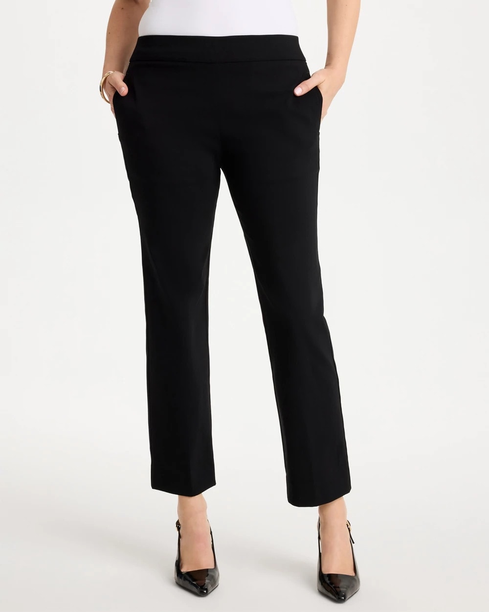 Chico's Smart Buy - Brigitte™ Straight Crop Black