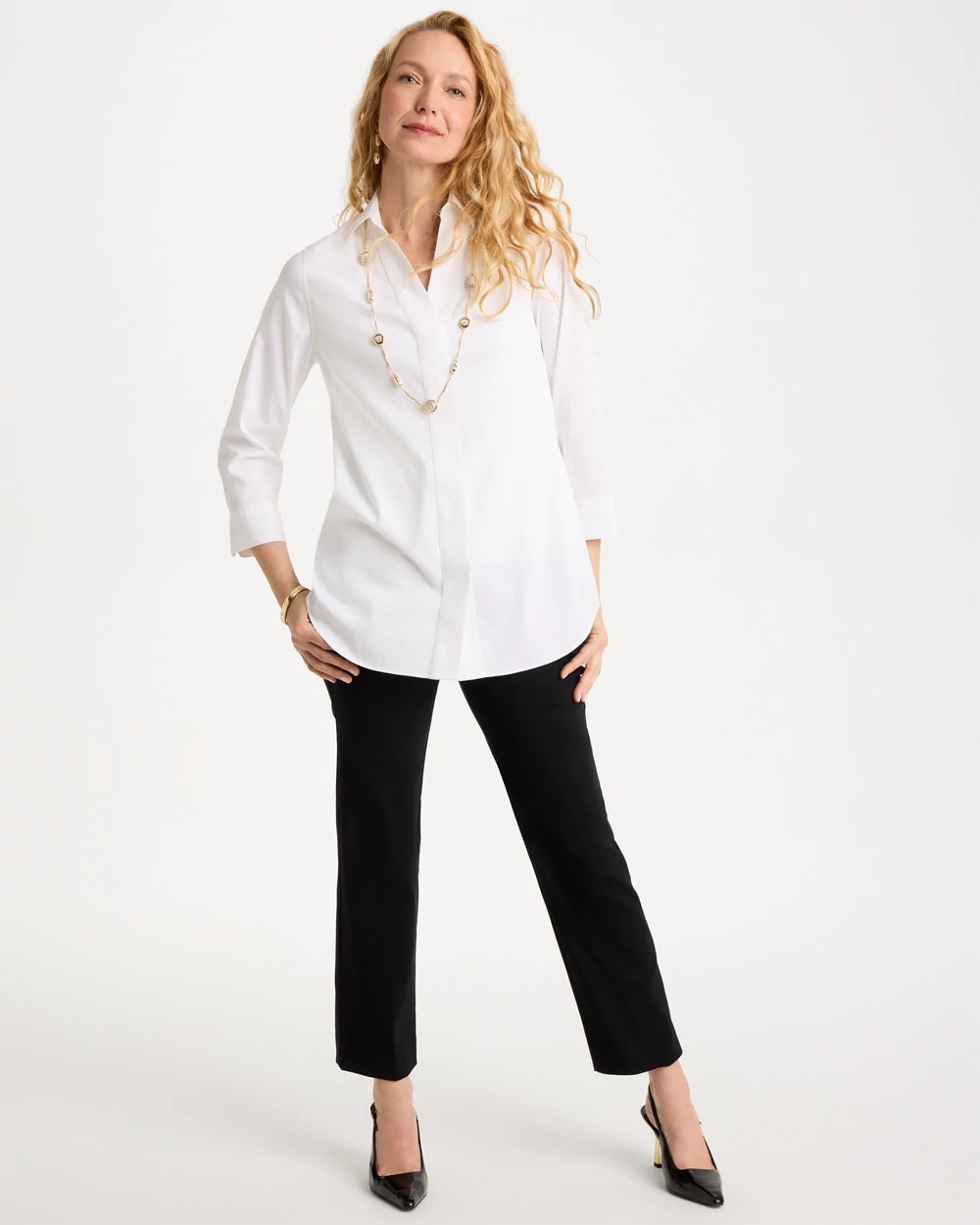 Chico's Smart Buy - Brigitte™ Straight Crop Black