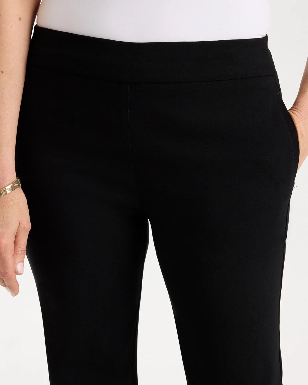 Chico's Smart Buy - Brigitte™ Straight Crop Black