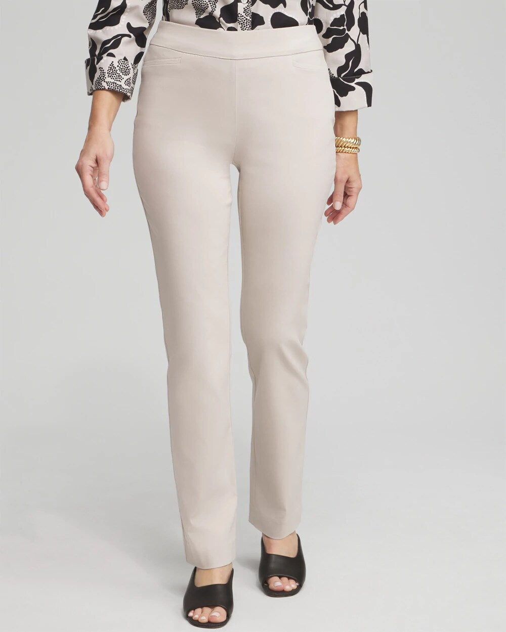 Chico's Customer Favorite - Brigitte™ Slim Pull-On Pants Smokey Taupe