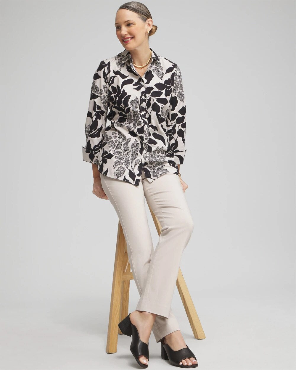 Chico's Customer Favorite - Brigitte™ Slim Pull-On Pants Smokey Taupe