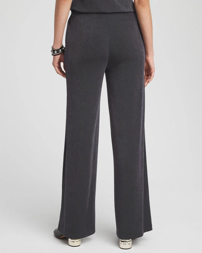 Chico's Discount - Petite Travelers™ Wide-Leg Pocket Pants Lavastone