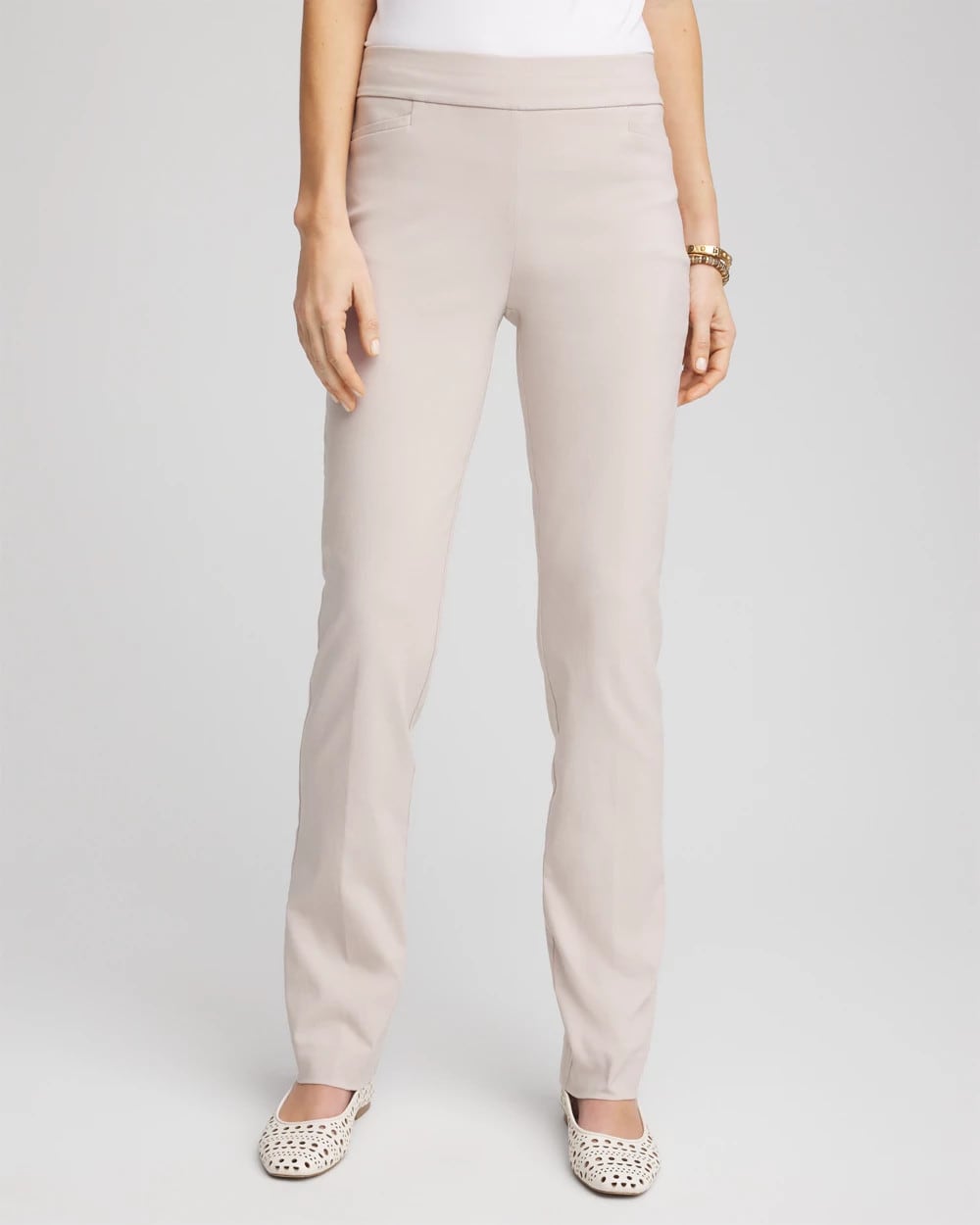 Chico's Customer Favorite - Brigitte™ Slim Pull-On Pants Smokey Taupe