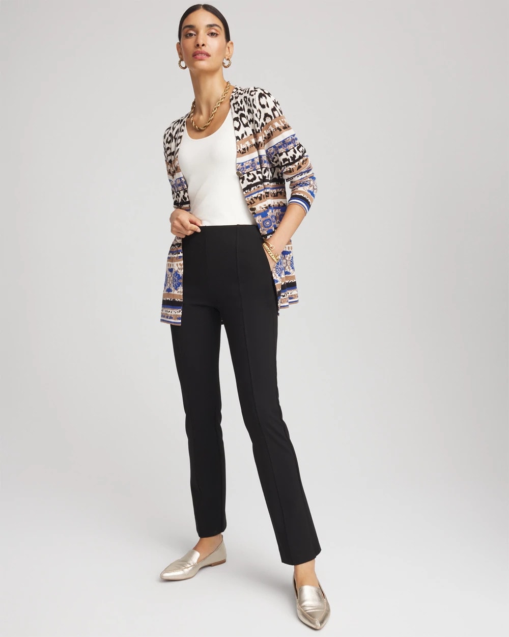 Chico's Classic - Juliet Straight Ankle Pants Black