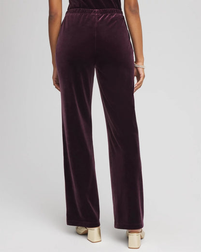 Chico's Latest - Travelers™ Velvet No Tummy Pants Night Bloom