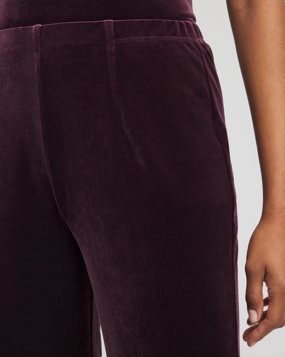 Chico's Latest - Travelers™ Velvet No Tummy Pants Night Bloom