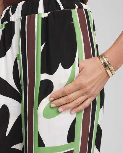 Chico's Customer Favorite - Printed Silky Soft Pants Ecru