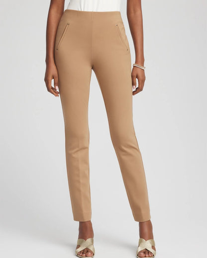 Chico's Sale - Juliet Slim Trim Detail Ankle Pants Caramel Apple