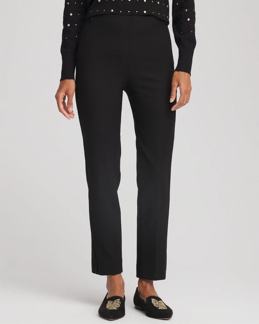 Chico's Latest - Lightweight Juliet Straight Ankle Pants Black