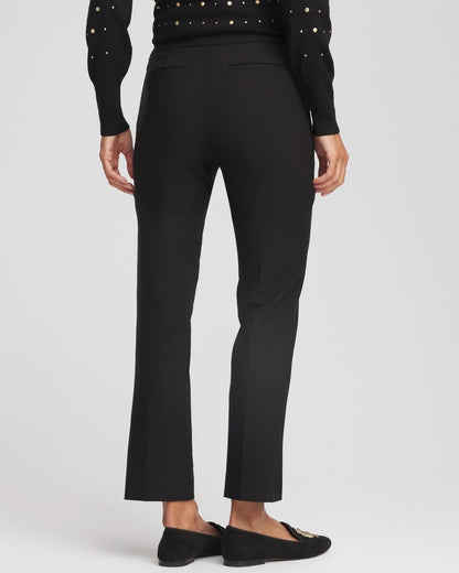 Chico's Latest - Lightweight Juliet Straight Ankle Pants Black