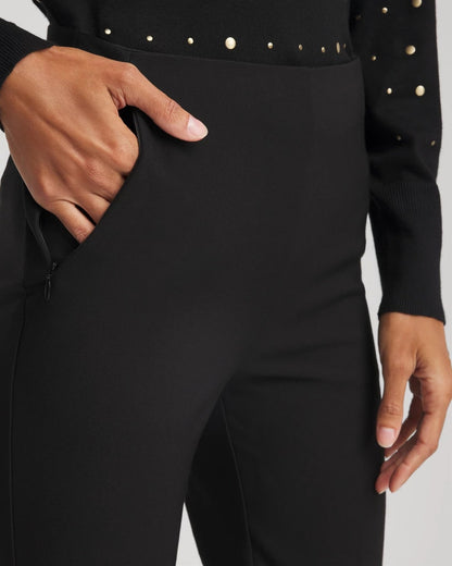 Chico's Latest - Lightweight Juliet Straight Ankle Pants Black