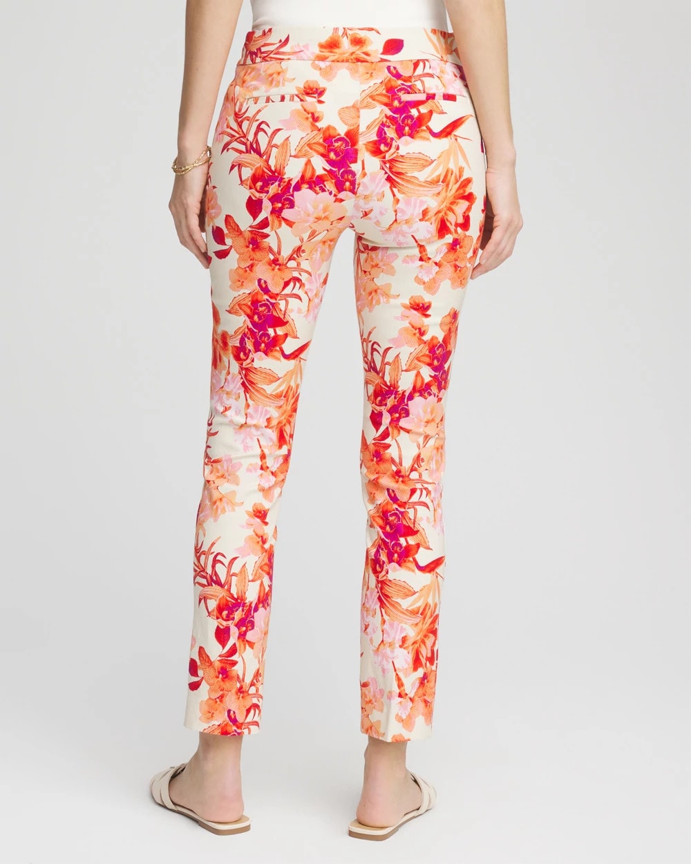 Chico's Everyday - Brigitte™ Slub Ankle Pants Sunset Peach