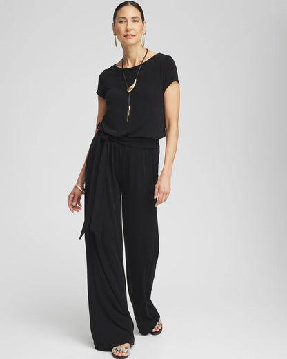Chico's Top Pick - Travelers™ Cap Sleeve Jumpsuit Travelers Black
