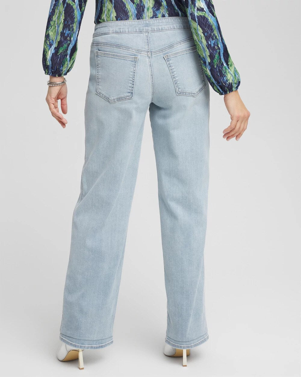 Chico's Popular - Petite Pull-On Wide-Leg Jeans Delphinia Indigo