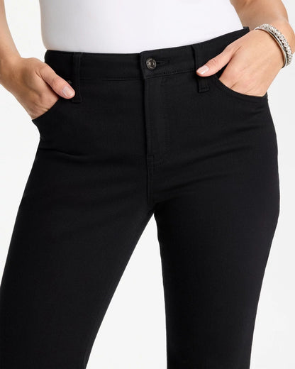 Chico's Value - Petite Girlfriend Flared Leg Jeans Black