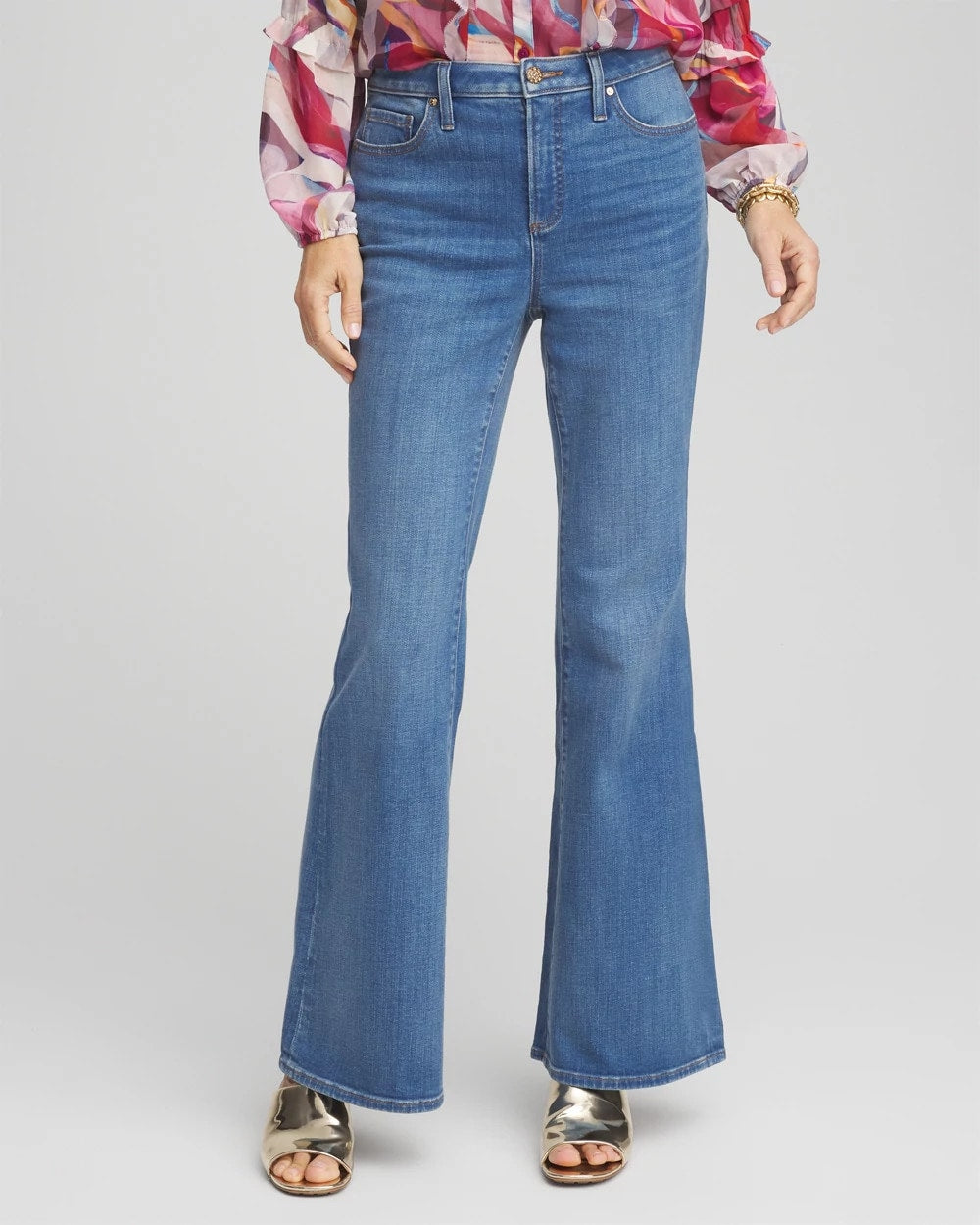 Chico's Essential - So Slimming® High Rise Flare Jeans Freya Indigo