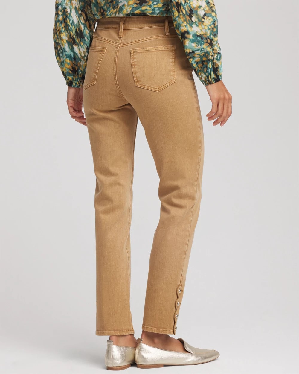 Chico's Latest - Girlfriend Slim Ankle Jeans Caramel Apple