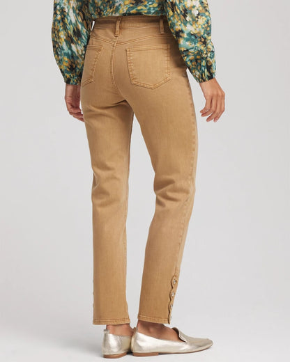 Chico's Latest - Girlfriend Slim Ankle Jeans Caramel Apple