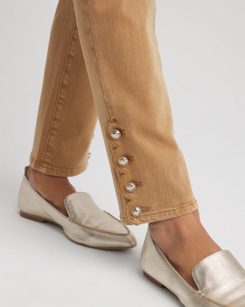 Chico's Latest - Girlfriend Slim Ankle Jeans Caramel Apple