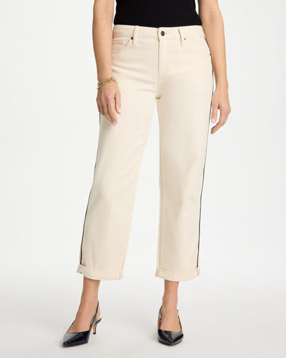 Chico's Value - Relaxed Boyfriend Jean Sea Salt