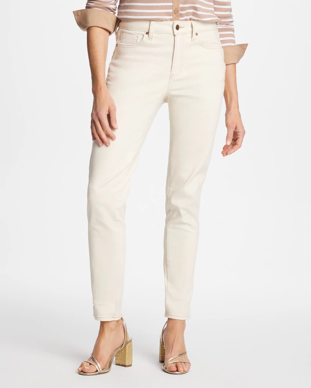 Chico's Trending - Skinny Ankle Jeans Sea Salt
