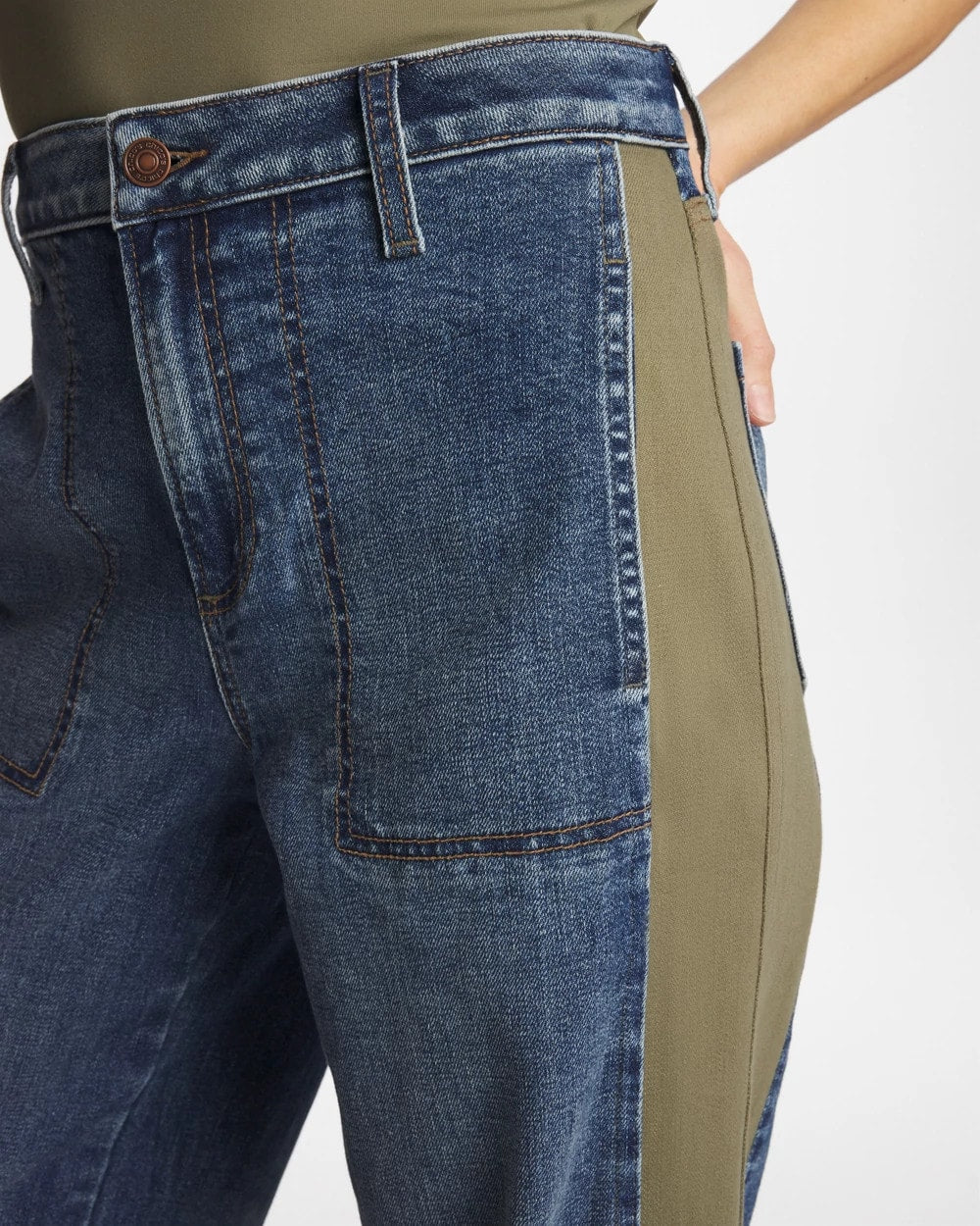 Chico's Trusted - Utility Barrel Jeans Mariana Indigo