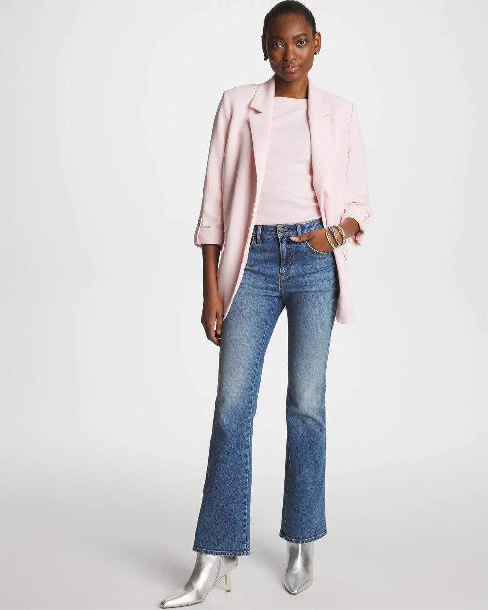 Chico's Essential - Skinny Bootcut Jeans Evelyn Indigo
