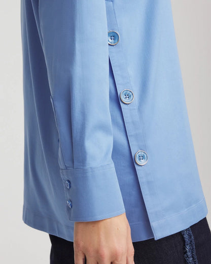 Chico's Essential - No Iron™ Stretch Tunic Tidal Blue