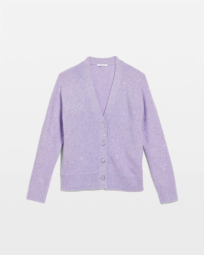 Chico's Sale - Shine Boyfriend Cardigan Lilac Mist