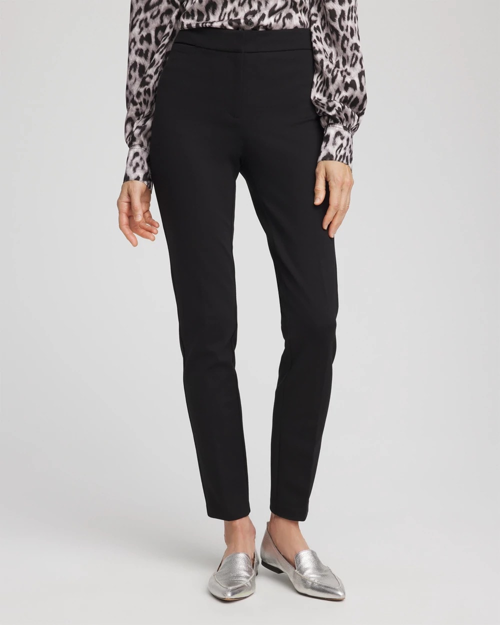 Chico's Popular - Emme Skinny Ponte Ankle Pants Black