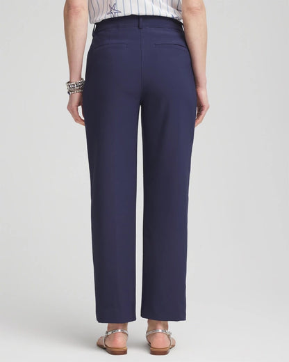 Chico's Sale - Fly Front Ankle Pants Passport Blue