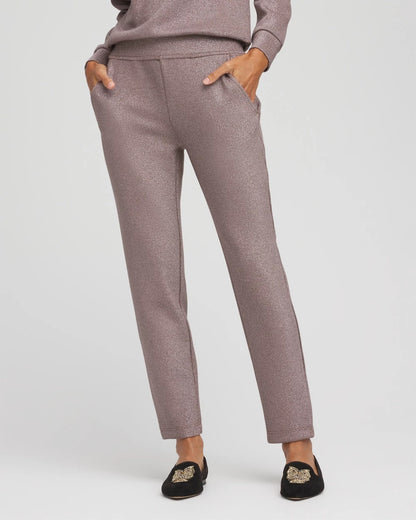 Chico's Recommended - Zenergy® Sparkle Tapered Ankle Pants Walnut