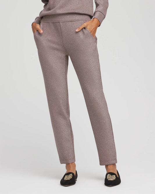 Chico's Recommended - Zenergy® Sparkle Tapered Ankle Pants Walnut