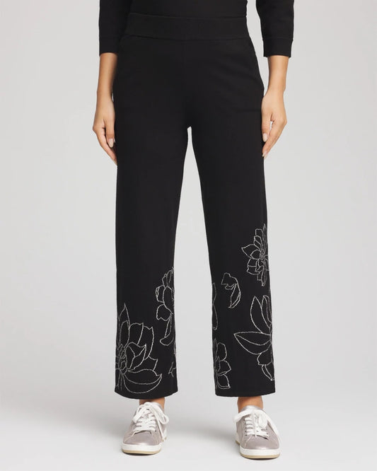 Chico's Classic - Zenergy® Luxe Intarsia Pants Black