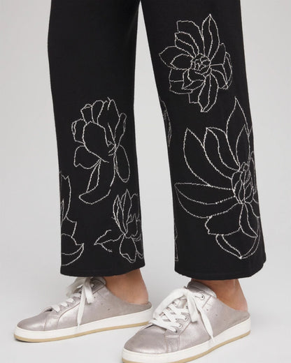 Chico's Classic - Zenergy® Luxe Intarsia Pants Black
