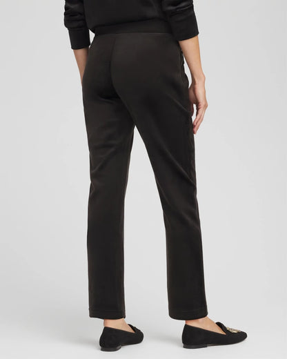Chico's New - Zenergy® Velour Tapered Ankle Pants Black