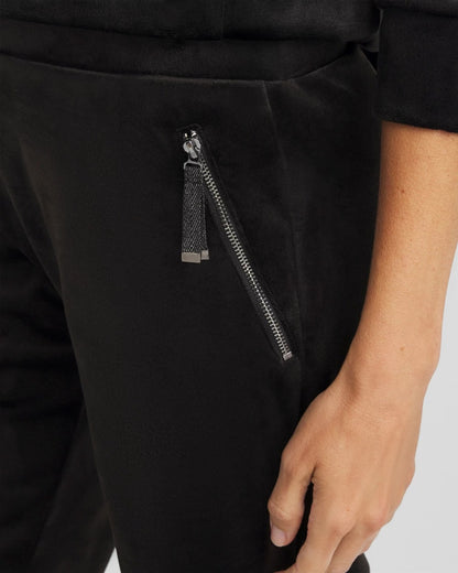 Chico's New - Zenergy® Velour Tapered Ankle Pants Black