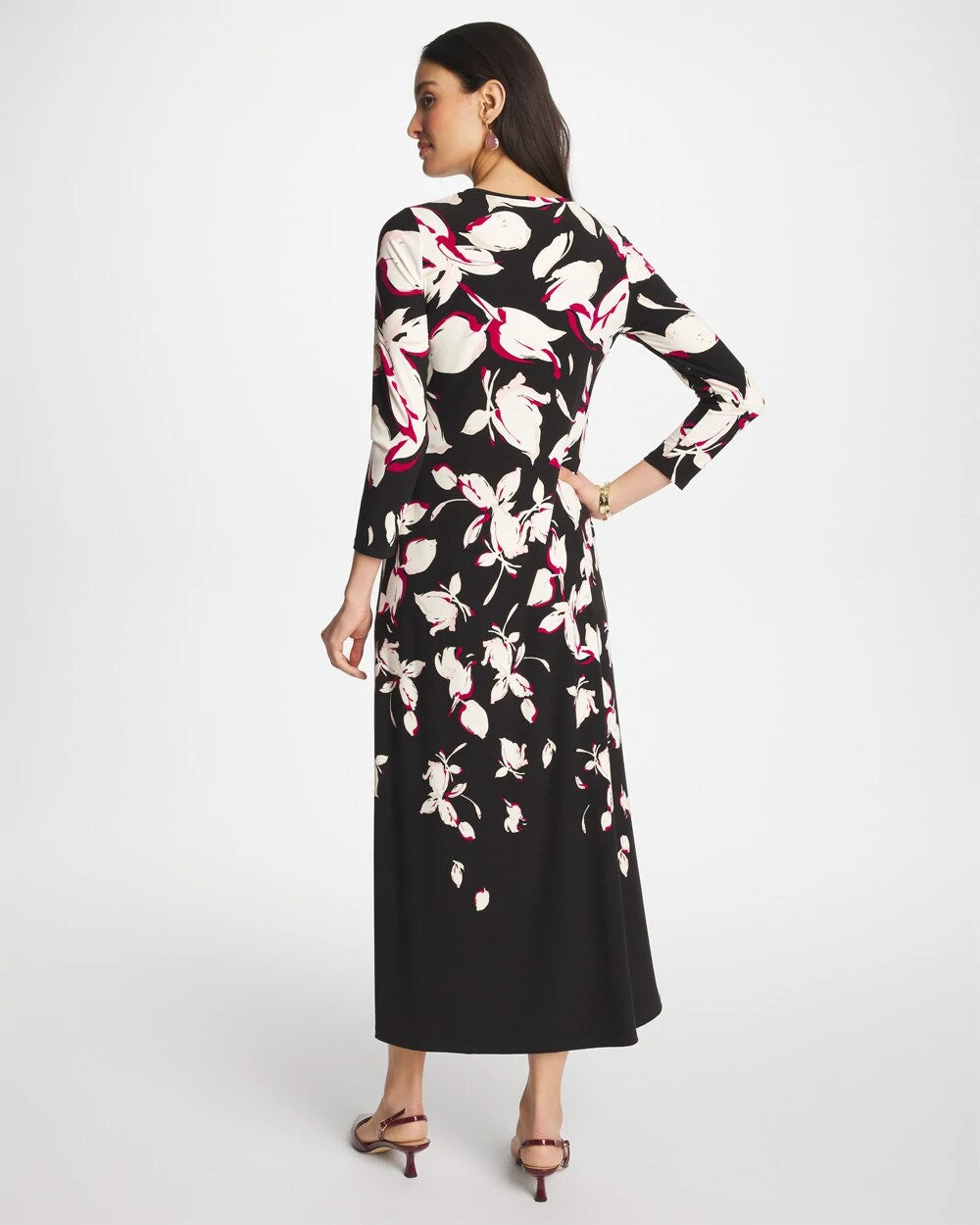 Chico's Essential - Column Knit Maxi Dress Black