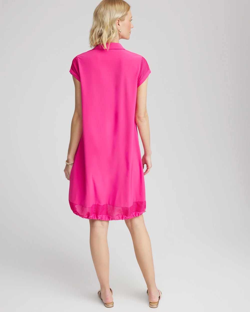 Chico's Best Price - Zenergy® UPF Mesh-Trim Bungee Dress Crushed Berries