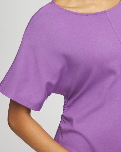 Chico's Premium - Fit and Flare Cinched Waist Dress Plum Shade