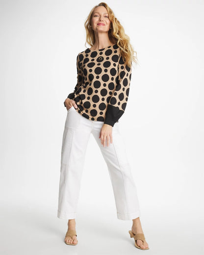 Chico's Essential - Utility Wide Pull-On Crop Jeans Alabaster