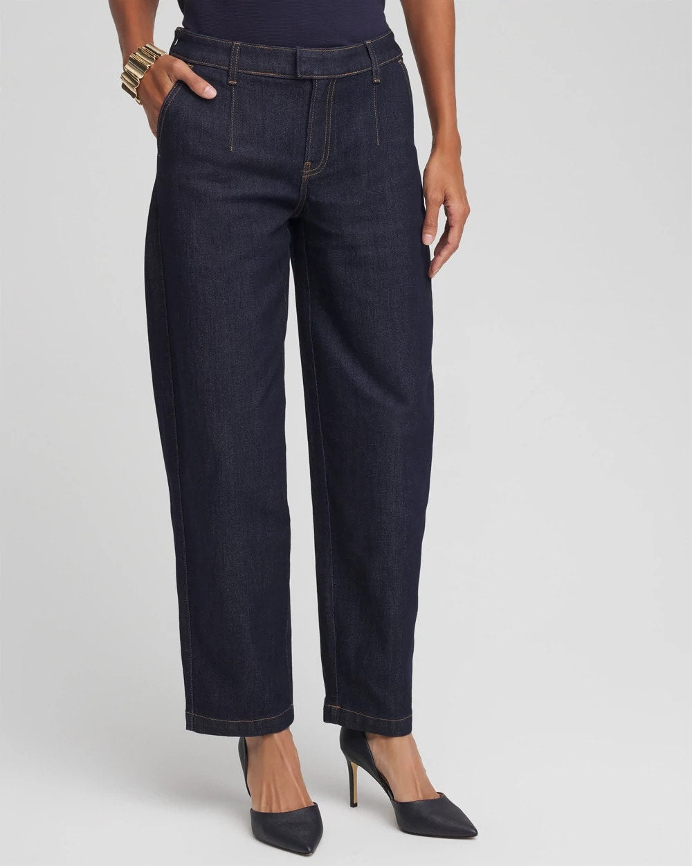 Chico's Deals - Tapered Trouser Jeans Cedar Rinse
