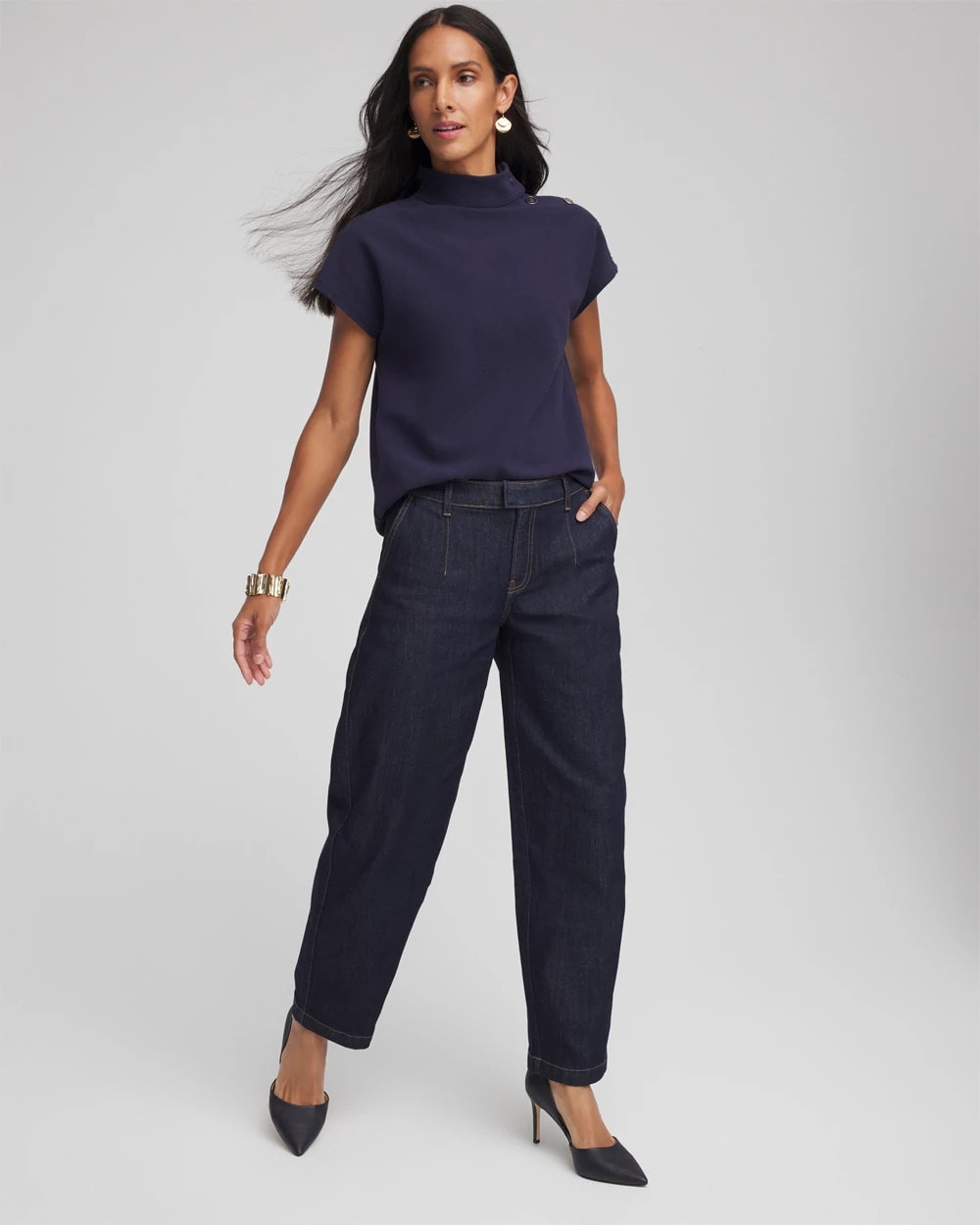 Chico's Deals - Tapered Trouser Jeans Cedar Rinse
