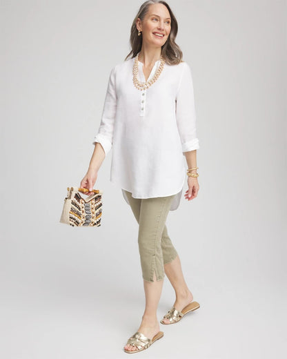 Chico's Customer Favorite - 19" Pull-on Capri Jeans Washed Sage