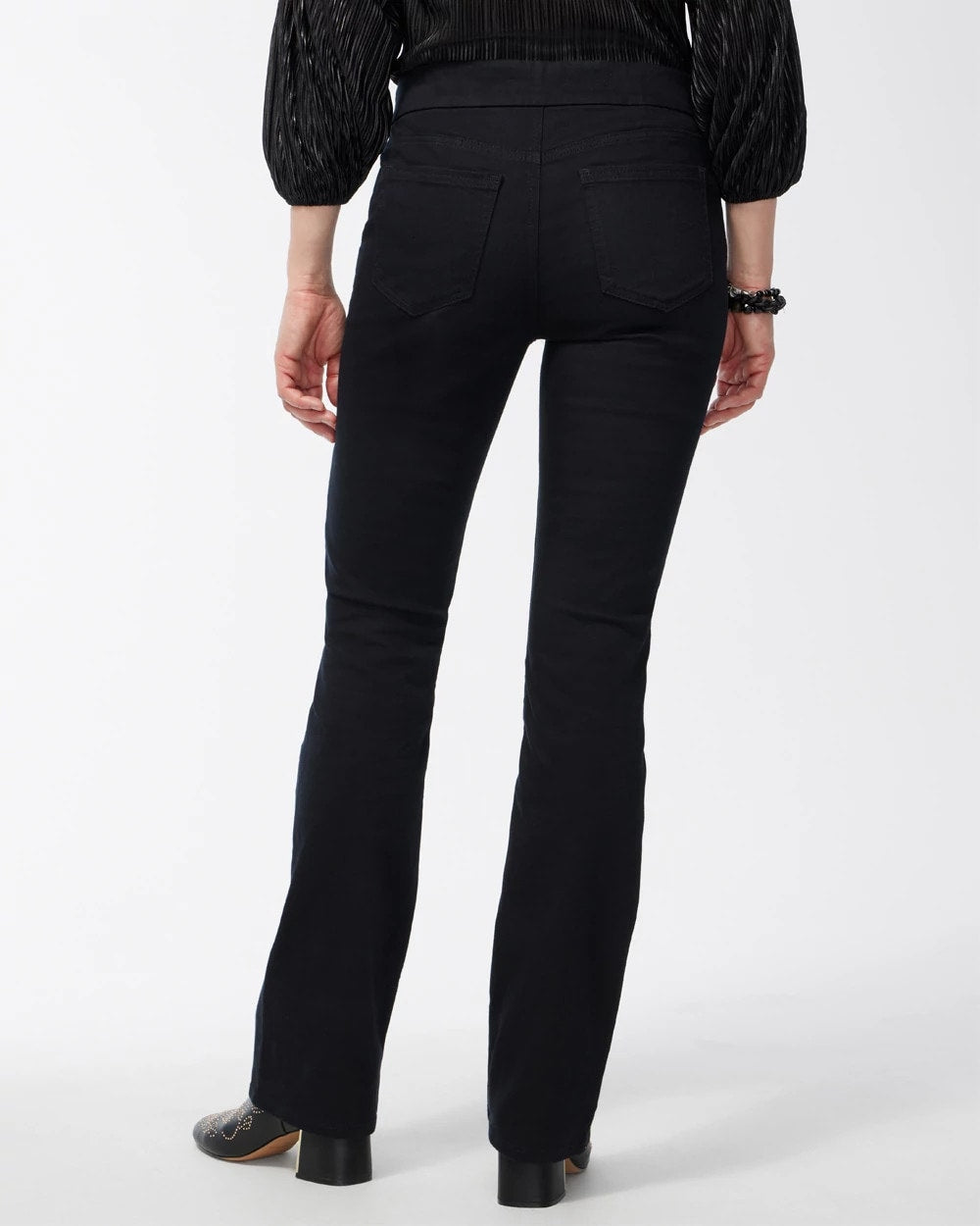 Chico's Hot Sale - Black Pull-on Bootcut Jeggings Black