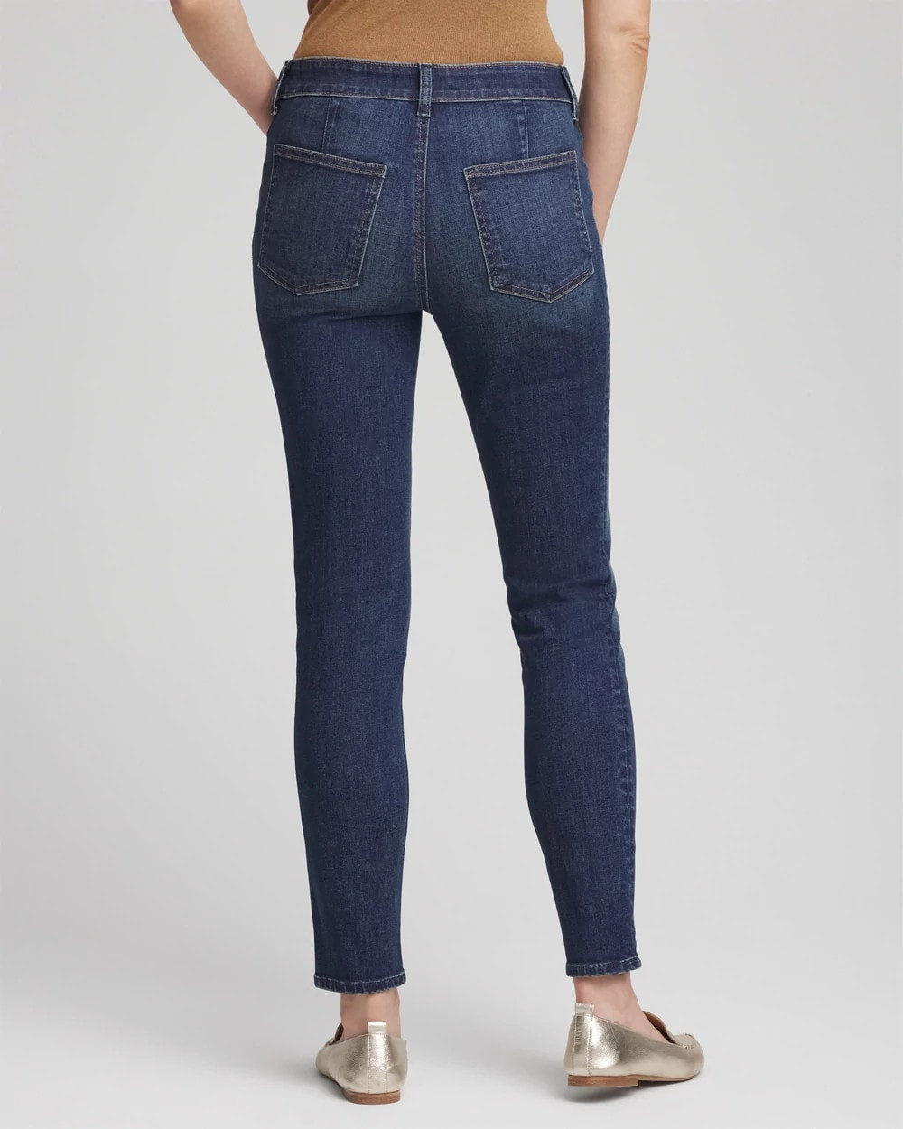 Chico's Trusted - Pull-On Slim Ankle Jeggings Estero Indigo