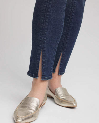 Chico's Trusted - Pull-On Slim Ankle Jeggings Estero Indigo