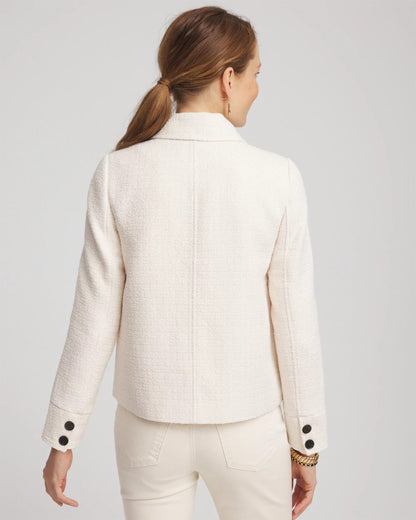 Chico's Best Seller - Bouclé Chore Jacket English Cream